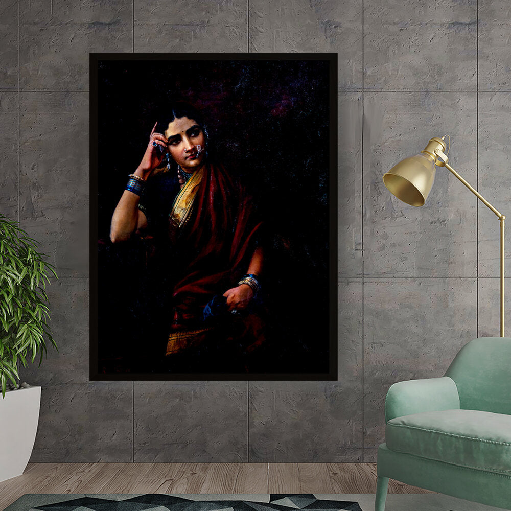 Maharashtrian Woman - Framed Canvas