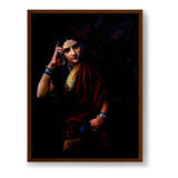 Maharashtrian Woman - Framed Canvas