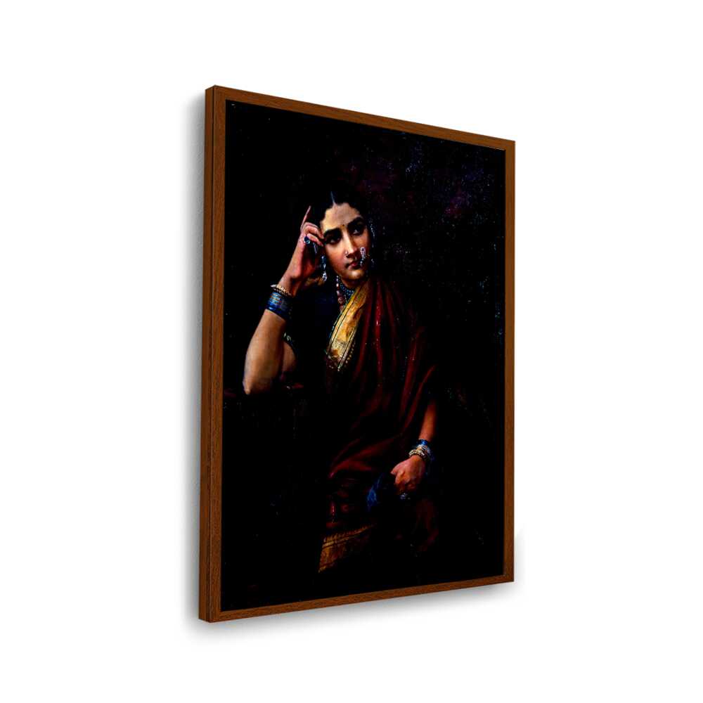 Maharashtrian Woman - Framed Canvas