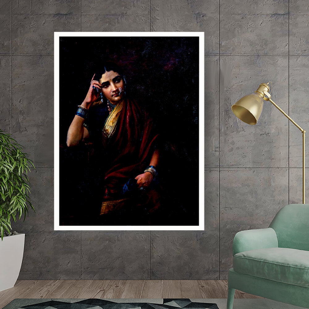 Maharashtrian Woman - Framed Canvas