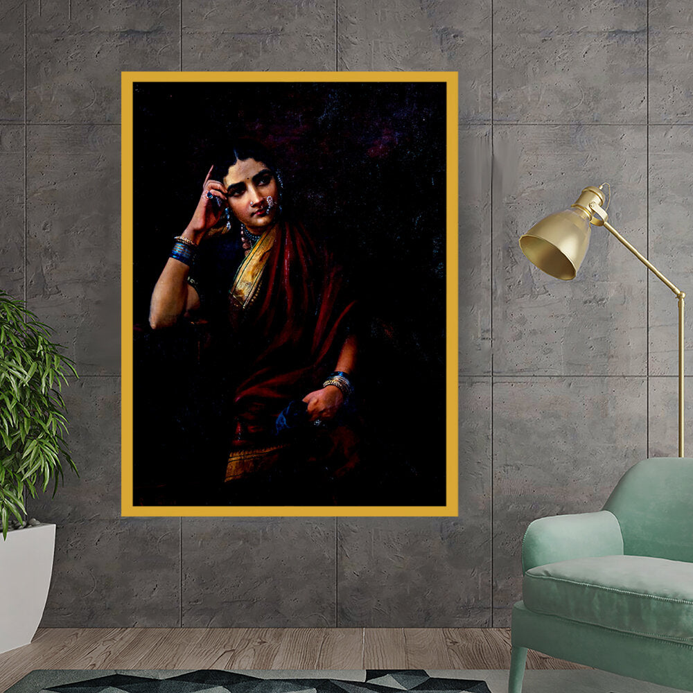 Maharashtrian Woman - Framed Canvas